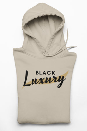 Open image in slideshow, Unisex Black Luxury Hoodie

